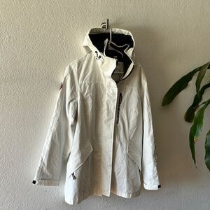 3 in 1 All weather system jacket Tommy Hilfiger Off-White Hooded Jacket